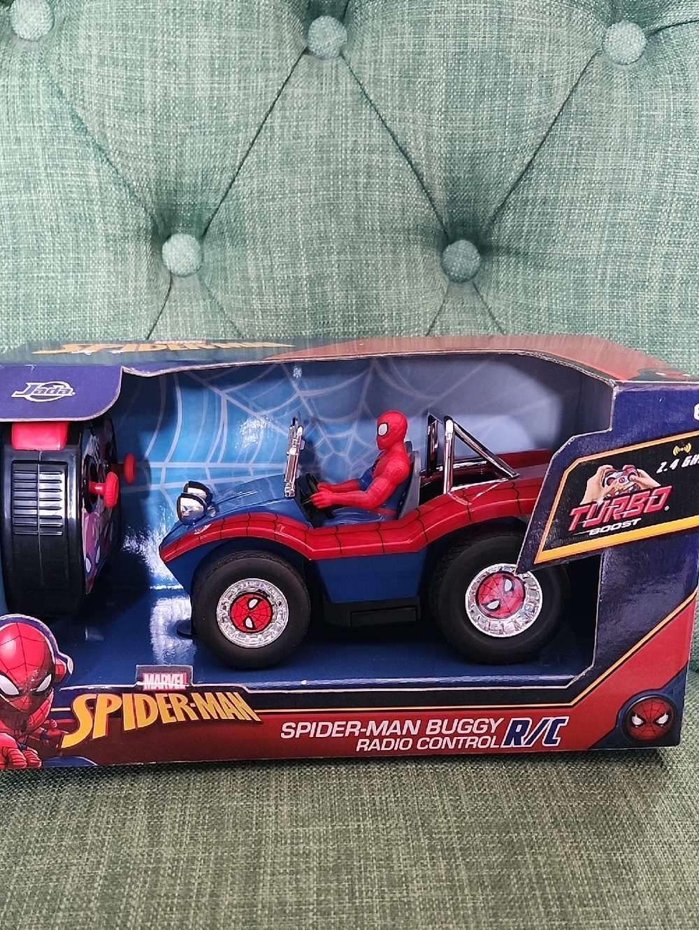Marvel Spider-Man Red & Blue RC Buggy - Spider-Man Toy Car